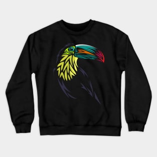 Tribal toucan Crewneck Sweatshirt